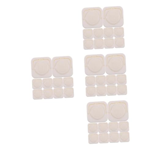Alipis 4 Juegos 4 Juegos De Fuente De Alimentación Cubierta Protectora De Enchufe Cubierta De Salida A Prueba Tapones De Salida Protectores De Salida para Bebés Cubierta De 45 Uds * 4