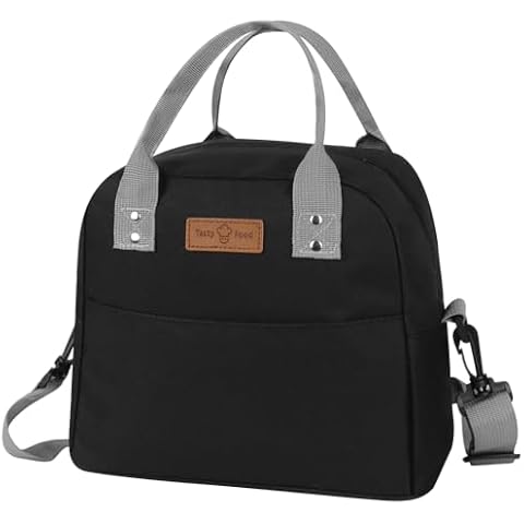 Insulated Lunch Bag with Adjustable Strap Cover