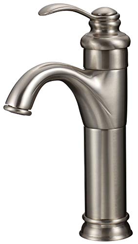 Preisvergleich Produktbild Nostalgie Retro Einhebel Waschbecken Armatur Edelstahl Optik Sanlingo