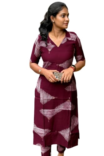 Image of Sun Fashion And Lifestyle Kurta Sets for Woman | Kurti Set | Women's 2 Piece Kurta Pant Set | Rayon Kurta Woman | Elegant Suit for Women | Pant (KP53 Blue)