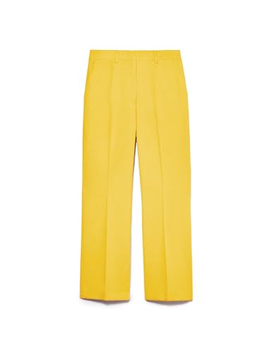 Sisley Trousers 4IULLF02Y Calzoncillos, Amarillo, 38 para Mujer
