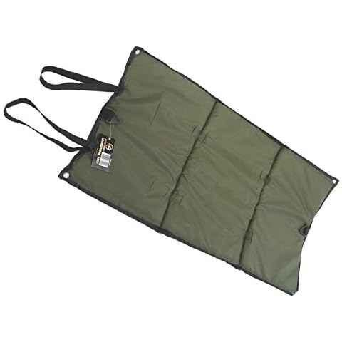 Hunter Pro Carp Fishing Unhooking Mat Folding With Peg Eyelets & Drying Hook Cover