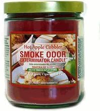 Smoke Odor Exterminator Candle, Hot Apple Cobbler, 13 oz, 13 Ounce