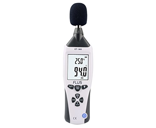 MeterTo Multifunctional Environment Meter ET-965 Sound 35dB?130dB Light 0 Lux?200K Lux, 0Fc?20KFc Air Velocity 0.5m/s?30.0m/s Temperature -40?70??-40?158?? Humidity 10?95% RH 5 Functions in 1 Unit