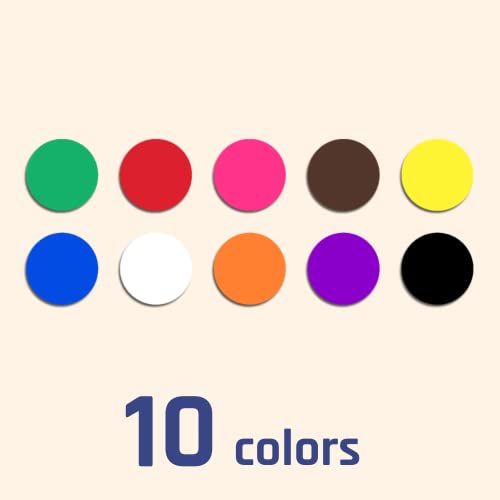 Image of TownStix 3 /8 Color Coding Labels - 10 colors, Pack of 3000