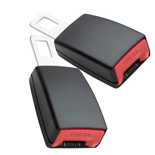 KoovDem 2Pcs Universal Auto Belt Shoulder Extender Strap Pad, 4.716IN Soft and Comfortable Shoulder Strap Accessory for Car Interiors. Black