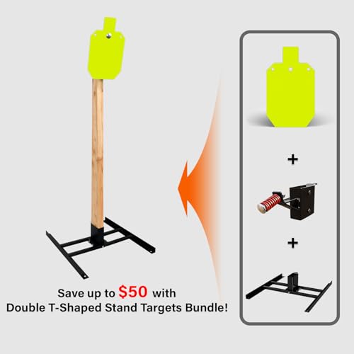 Image of Highwild Target Stand System - AR500 Steel Shooting Target 1 /2 inch Thick with 2x4 Stand Kit