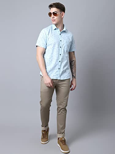 Image of Majestic Man Slim Fit Casual Trousers for Men (36, Beige)