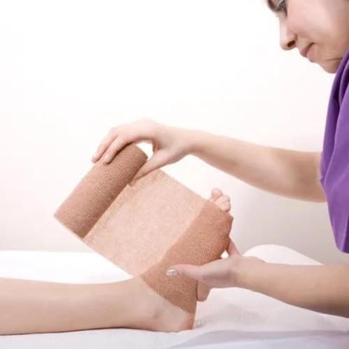 Kit 2 Un Compressas Bandagem Atadura Elástica 10cm1,30cm