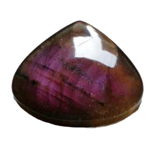 Cabochon en labradorite violette naturelle pour création de pendentif artisanal DIY