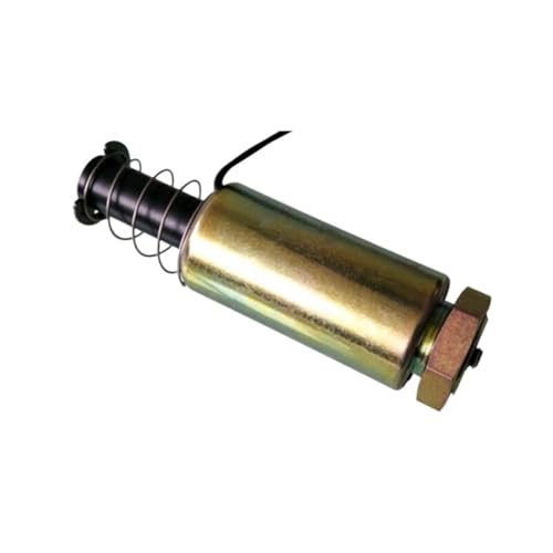 Solenoide tubular push-pull con instalación suspendida y varilla de rosca precisa