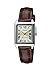 Casio Women's Watch - LTP-V007L-9BUDF Gold Dial, Brown Band, Brown, Strap