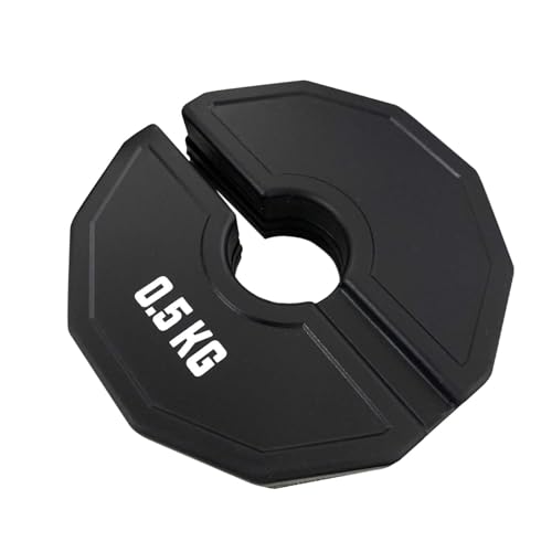 Colaxi Fractional Weight Plate Gym Supplies Easy to Store and Easy to Attach Dumbell Weight Small Change Plate for Kettlebells Beginners, 0.5kg