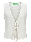 JJXX JXBREEZE Summer SL Chaleco WVN, Weiß, M