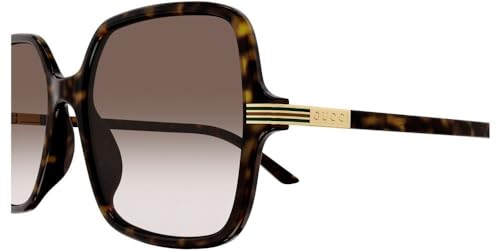Gucci GG1449S Havana Gold/Brown Shaded 55/19/140 women Sunglasses2