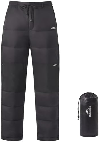 （12:30時点） [Naturehike] ダウンパンツ グースダウン/ダックダウン 防寒 超軽量 登山 冬用 メンズ 0～-15℃ 750FP ネイチャーハイク ダウンパンツ ポケット付き アウトドア用 登山 コンパクト保温 肌触り良い 収納袋付き