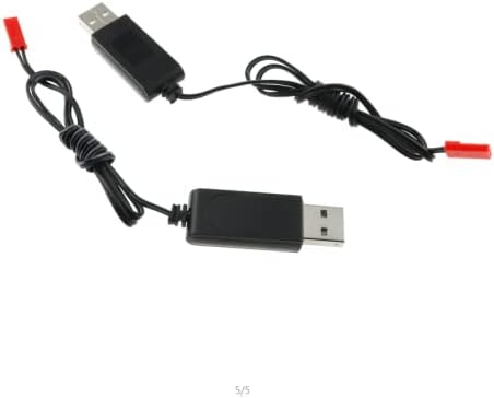 Miniatura 5 de Cable de carga USB JST Plug 3.7V Cable de carga USB macho JST enchufe a conector USB Cargador de batería de litio para RC Aviones Helicóptero
