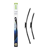 VALEO Silencio   VF999 Kit d'Essuie glaces Plats d'Origine de Haute performance, Visibilité Supérieure sur la Route, Installation Facile 650mm/475mm   Avant   Lot de 2 Essuie glaces   577999