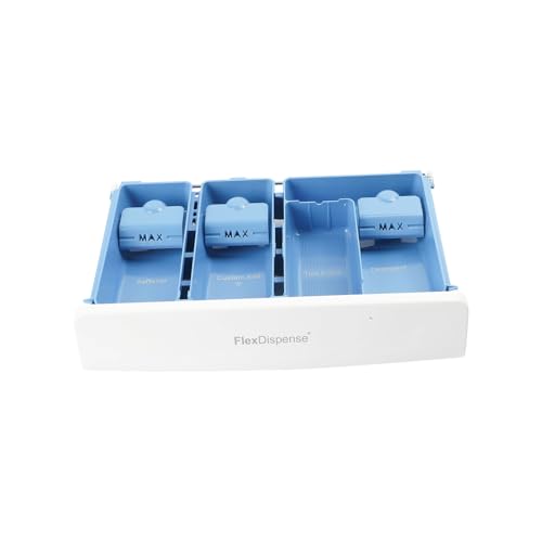 SUPPLYZ Direct Replacement for GE WH42X34717 Appliance Dispenser Drawer Assembly White