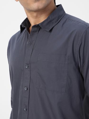 Image of Urbano Fashion Men's Cotton Full Sleeve Regular Fit Casual Solid Shirt