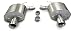 CORSA 14941 Axle-Back System for CTS-V 2009