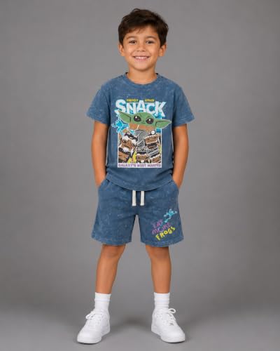 Image of STAR WARS Boys' 2-Piece T-Shirt and Shorts Set for Baby & Kids