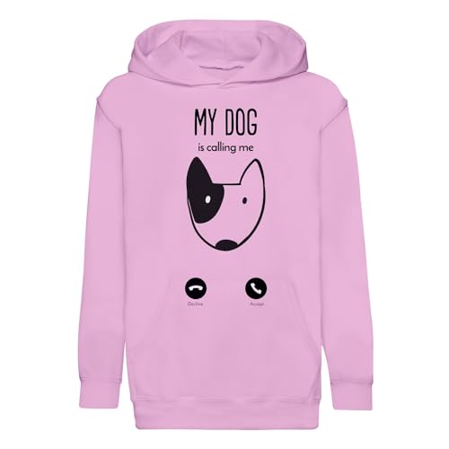 Sweat à capuche enfant Mon Chien m'appelle vêtements animaux