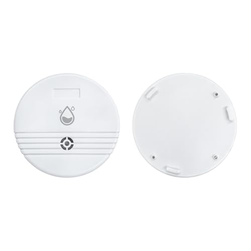 Water Leak Detector(Pack of 1), Lound Sound Alarm, Home Water Flooding Monitor Sink Overflow Monitoring Wet Moisture Alert Pipe Leakage Drip Detection Warning for Basement