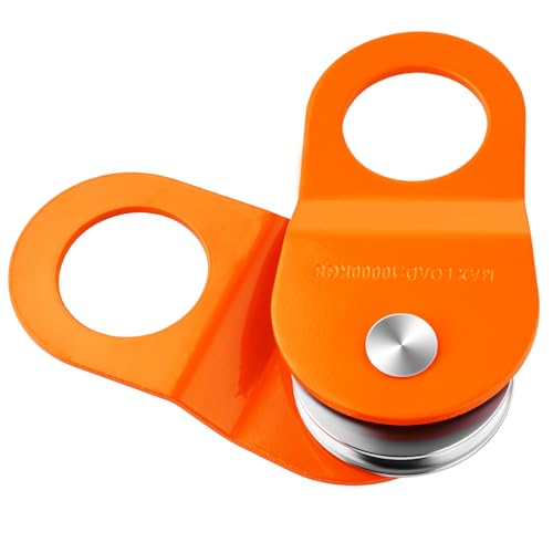 VEVOR Seilwinden Umlenkrolle, 10 Tonnen Tragkraft, Flaschenzugsystem, Forstseilwinde funktioniert mit 10-14 mm Seil, Windenhaken-Zubehör, Offroad-Bergezubehör für LKW, Traktor, ATV, UTV