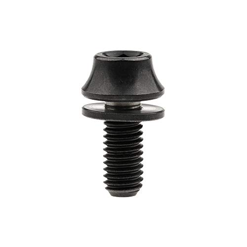 Image of Titanium M5x12mm with Washer Bicycle Water Bottle Cage Bolt 4 Pack