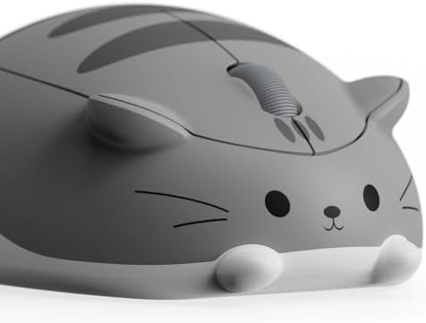 Akko Wireless Mouse Cat Design Grey Blue...