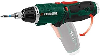 Parkside® PSSA 4 A1 Cordless Screwdriver | LED Light | USB Charger | in Case + Bit Set Accessories
