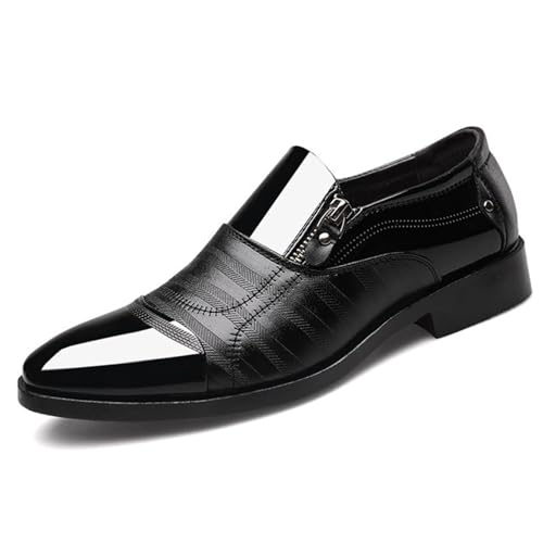 Men's Slip-On Leather New Oxford Shoes Leather Formal Business Oxford Shoes Classic Modern Formal Leather Shoes Casual Loafers