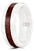 Three Keys Jewelry 8mm White Ceramic Wedding Ring Hawaiian Koa Wood Inlay Men's Wedding Band Engagement Ring