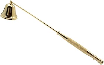 GANPUB Gold Metal Candle Snuffer Wick Snuffer with Long Handle Candlesnuffers Candle Sleeves Accessories