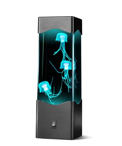 Image of Jellyfish Lamp Mesmerizing Lava Lamp, Multi-Color Jelly Fish Light Lamp, Jellyfish Lava lamp Home Deco for Room Mood Light for Relax