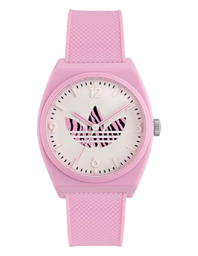 adidas Resin Originals White Dial Unisex Analog Watch - Aost23553, Band Color-Pink (B0CJFZML9F) Amazon Price History, Amazon Price Tracker