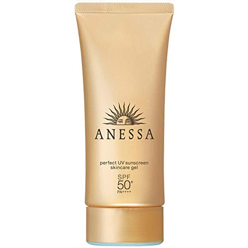 Shiseido Anessa Perfect Uv Skin Care Gel Spf50+/Pa++++ 90G - 2018 Ver (Green Tea Set) #TOP17