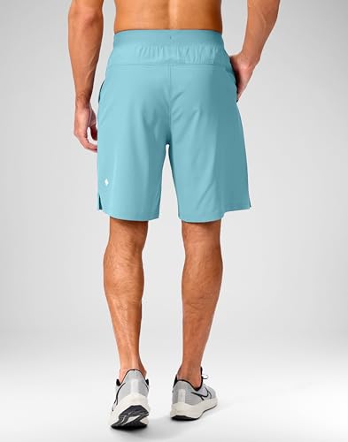 Image of Soothfeel Men's Running Shorts with Zipper Pockets 9 inch / 7 inch / 5 inch Quick Dry Eight Basketball Gym Workout Athletic Shorts