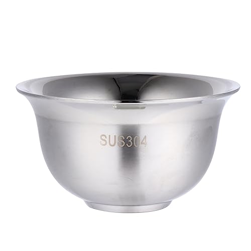 BESPORTBLE Insulated Stainless Steel Bowls and Feeding Bowls for Rice Soup Snacks for Home and Restaurant Use