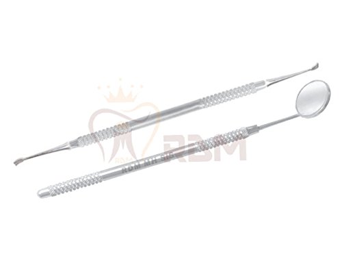 New Joy Pet 6-1/2-Inch Double Headed Tarter Remover Scraper with Mirror Handle