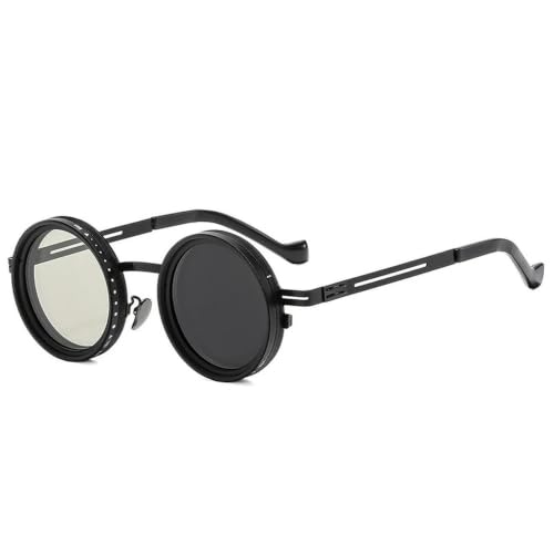 Lunettes de soleil polarisées contre éblouissement avec verres ronds réglables UV400