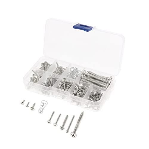 Vis pour guitare électrique kit complet de montage pickguard manche et ressorts