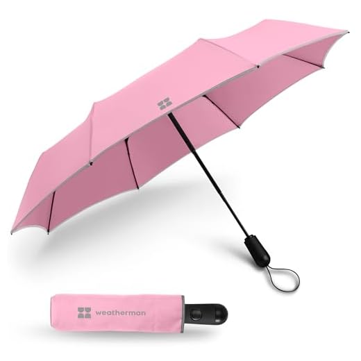Best folding umbrella australia Weatherman Mini Umbrella (Blush Color)