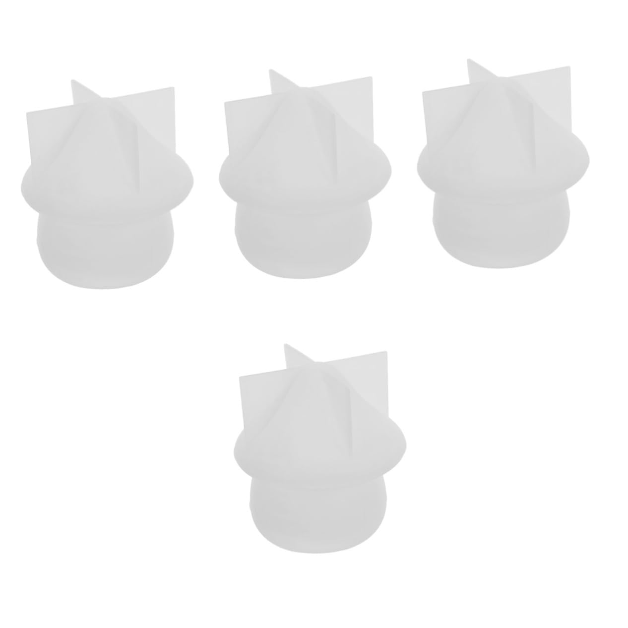 NUOBESTY 4pièces Moule Silicone pour Pot De Champignon Accessoire Époxy pour Créations Artisanales pour Bijoux Et Décorations Maison