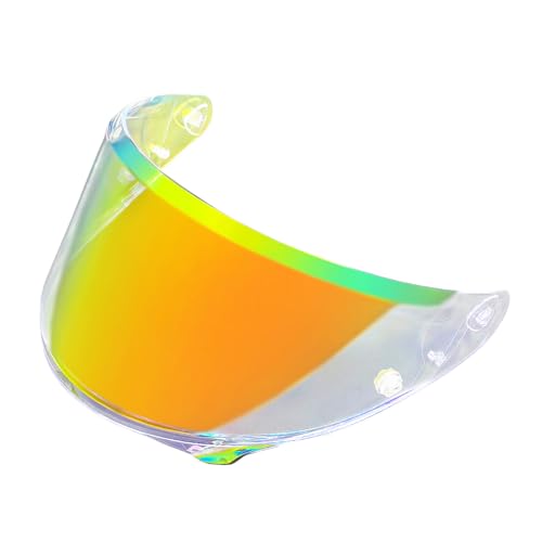 ヘルメットバイザー, Rpha12N Helmet Shield for HJC HJ42 Rpha12 Rpha12 Carbon Motorcycle Face Visor Lentes para Ca-sco(Clear Red)