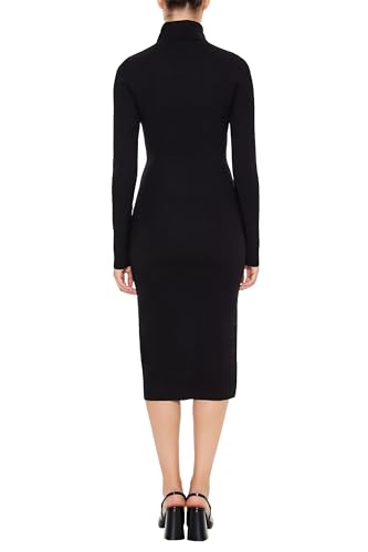 Forever 21 Women's Turtleneck Midi Sweater Dress4