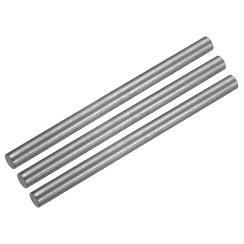 Generic Graphite Rod Graphite Stirring Rod Stick Rod 150x10mm Black, Pack of 3