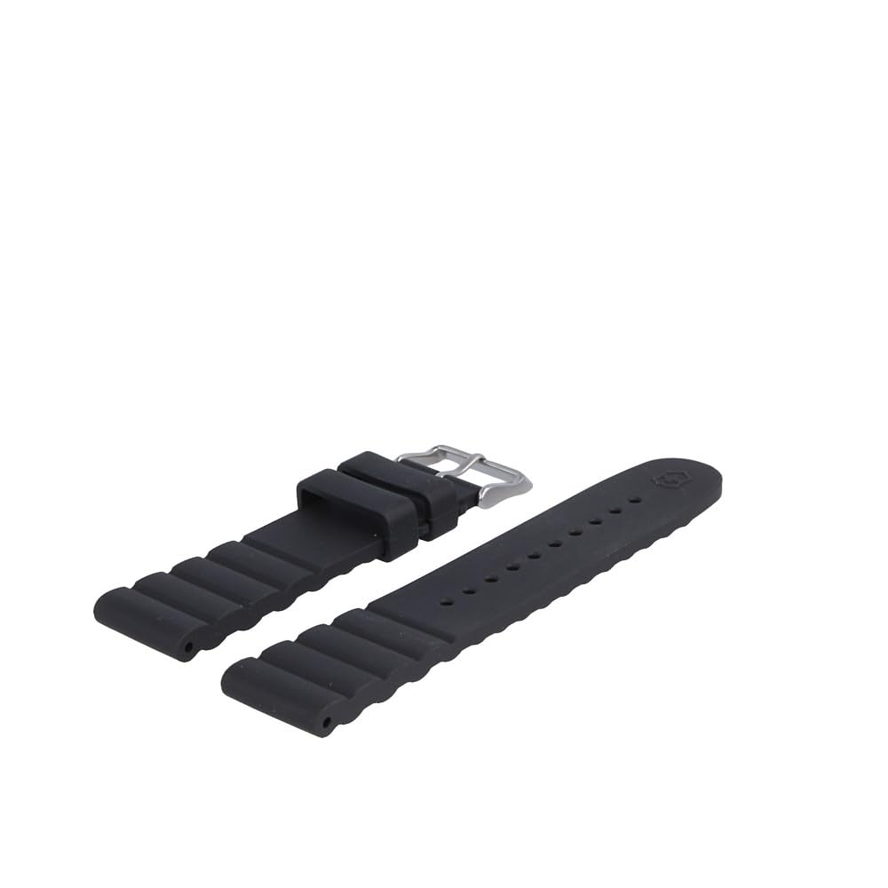 Victorinox Uhrenarmband 21mm Kunststoff Schwarz - 005104