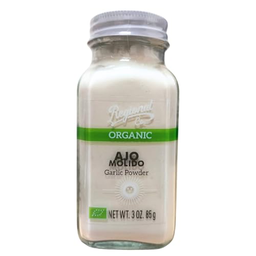 Regional Co | Ajo En Polvo Molido - Bote De Cristal 85 Gr - Ajo Polvo Para Cocina Gourmet - Ajos Frescos Pulverizados Para Sabor Intenso